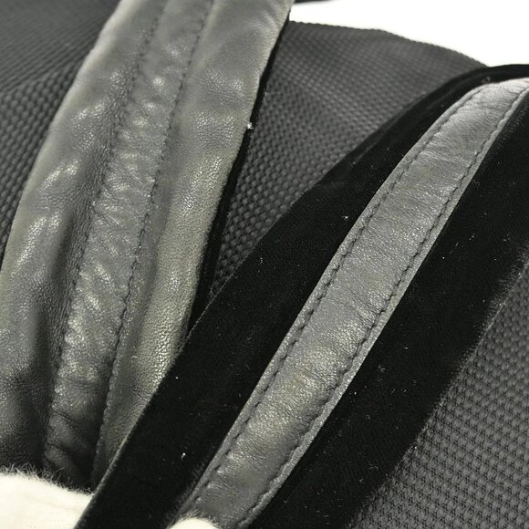 YVES SAINT LAURENT BLACK VELVET SHOULDER BAG 119960.212792 NQ02240 BN01 - Picture 4 of 8